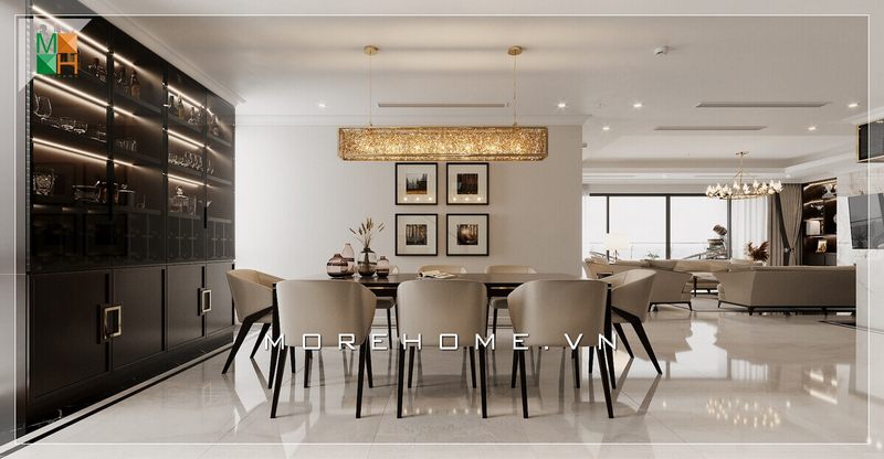 Lựa chọn 24 mẫu thiết kế bộ bàn ghế ăn căn hộ, nhà phố, biệt thự sự hoàn hảo cho phòng ăn đẹp