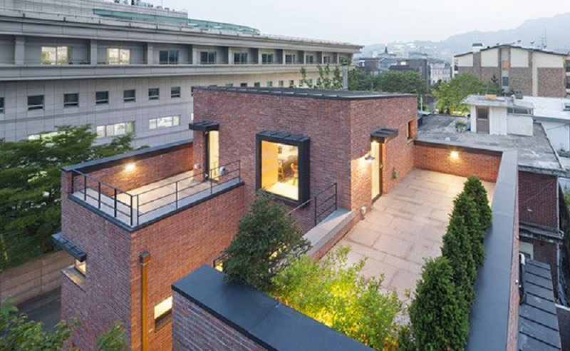 Thiết kế nhà phố độc đáo ở Hyojadong, Hàn Quốc
